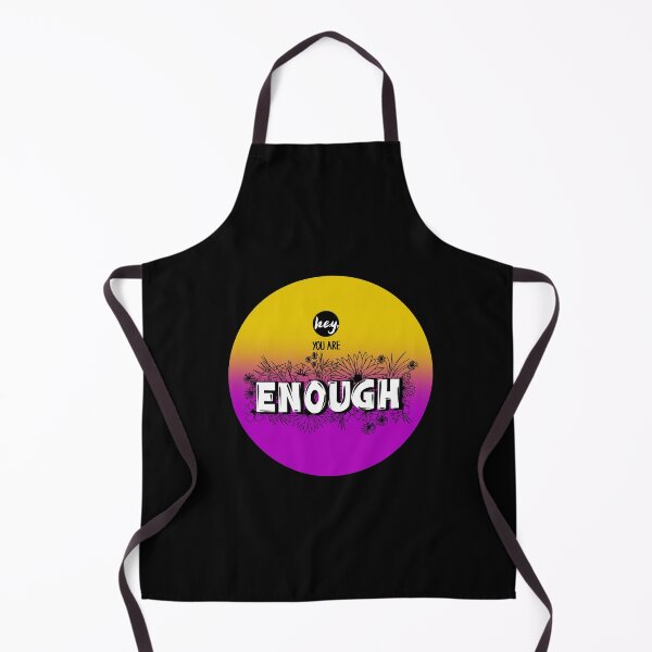 Item preview, Hey You Are Enough - Button Design - Self-Love Quote - Pink Yellow White designed and sold by petraholzknecht.