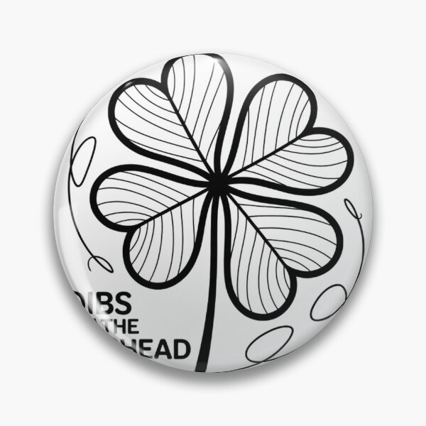 Item preview, Distressed Four Leaf Clover Minimalist Line Art designed and sold by Bloomkept.