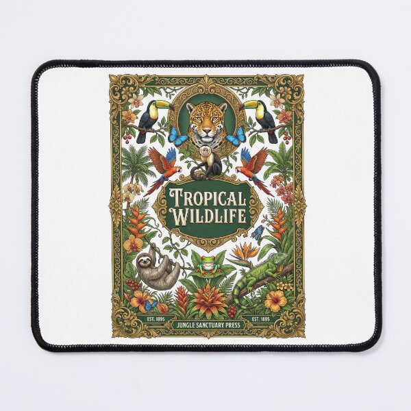 Item preview, Tropical Wildlife Jungle Animals Botanical designed and sold by TeeARTHY.
