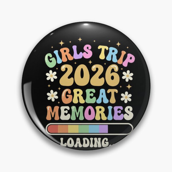 Item preview, Girls Trip 2026 Loading - Retro Groovy Vacation Group designed and sold by trendnest_shop.
