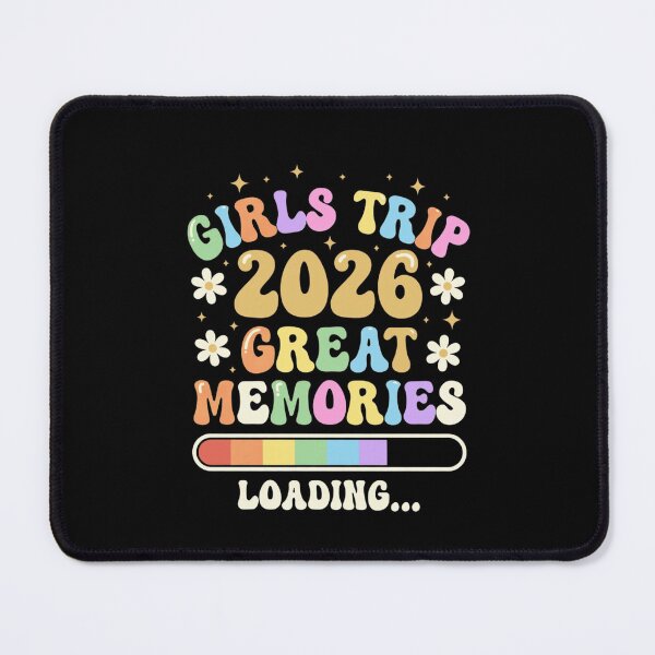 Item preview, Girls Trip 2026 Loading - Retro Groovy Vacation Group designed and sold by trendnest_shop.