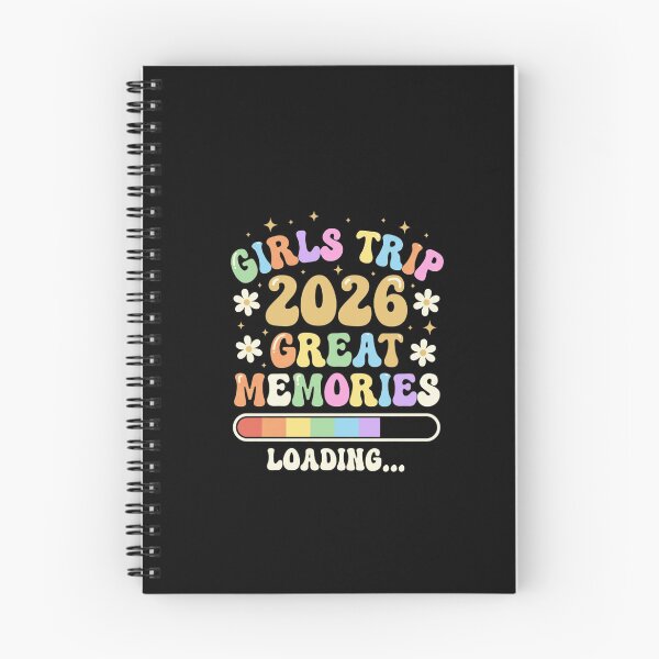 Item preview, Girls Trip 2026 Loading - Retro Groovy Vacation Group designed and sold by trendnest_shop.