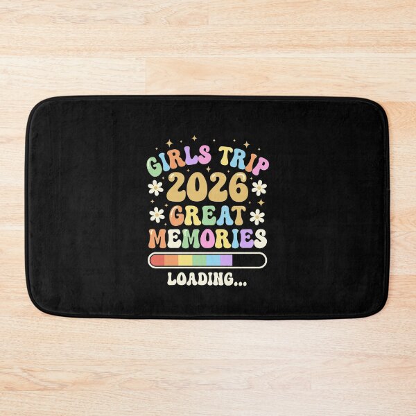 Item preview, Girls Trip 2026 Loading - Retro Groovy Vacation Group designed and sold by trendnest_shop.