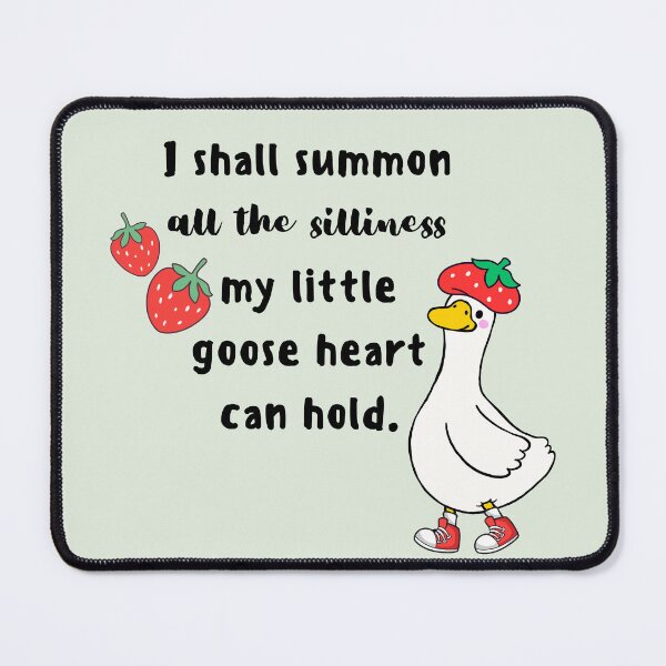 Item preview, Silly Strawberry Goose designed and sold by Everything's Fyne.