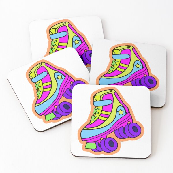 Item preview, Retro 80s Neon Roller Skate - Colorful Disco Pop Art designed and sold by AliAltinelArt.