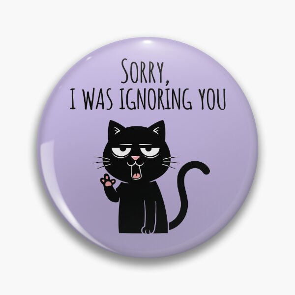 Item preview, Sarcastic Ignorant Black Cat designed and sold by UrbanPrts.