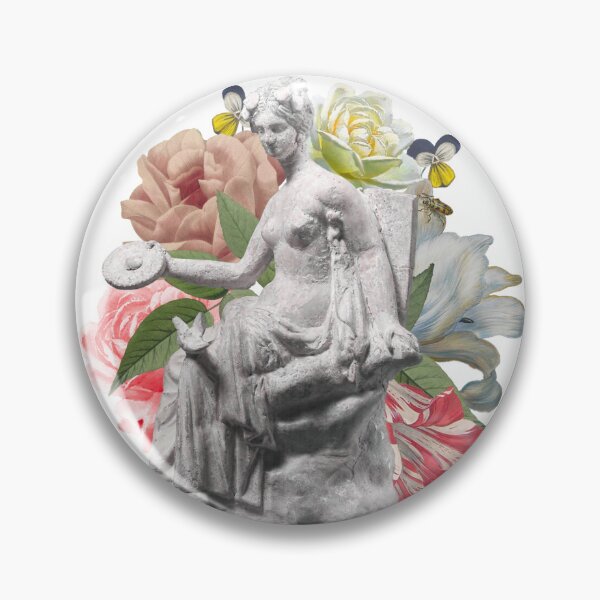 Item preview, Aphrodite sculpture with flowers designed and sold by madebyAnnie0.