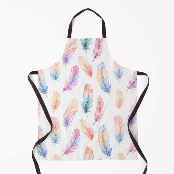Item preview, Delicate Pastel Watercolor Feathers Boho Pattern designed and sold by TheCuriousPawn.