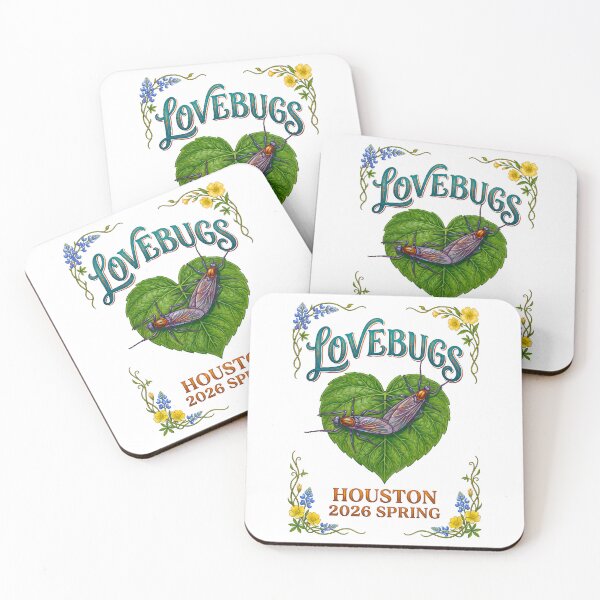 Item preview, Lovebugs on Heart Leaf Houston Spring designed and sold by TeeARTHY.