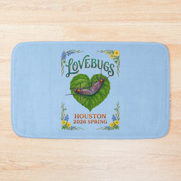 Item preview, Lovebugs on Heart Leaf Houston Spring designed and sold by TeeARTHY.