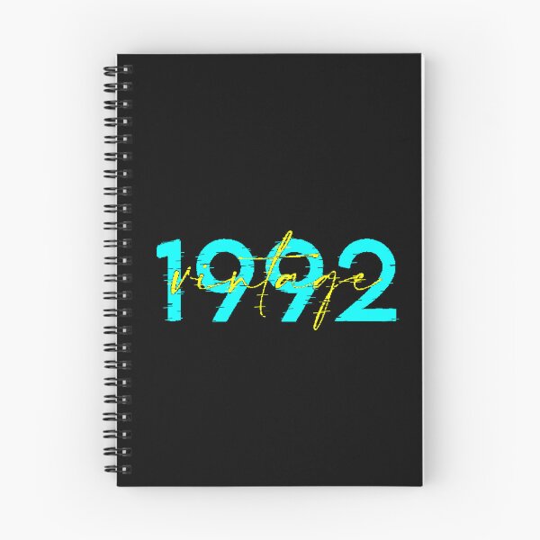Item preview, 1992 Vintage 34th Birthday Retro Turquoise Yellow designed and sold by AstronautMerch.