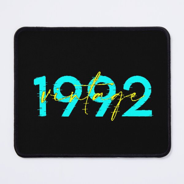 Item preview, 1992 Vintage 34th Birthday Retro Turquoise Yellow designed and sold by AstronautMerch.
