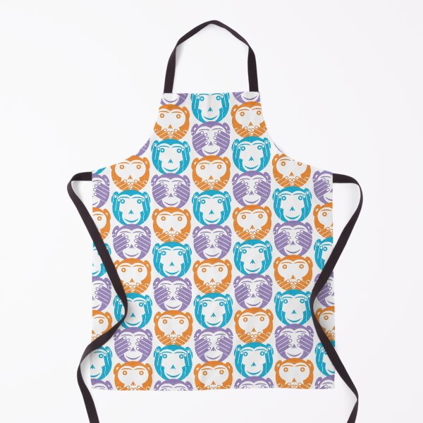Item preview, Three Wise Monkeys – See No Evil Hear No Evil Speak No Evil Print designed and sold by Fabulosa Designs.