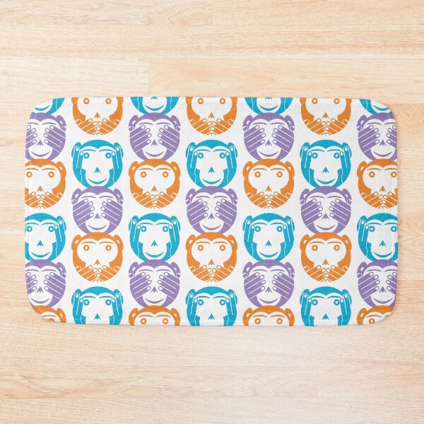 Item preview, Three Wise Monkeys – See No Evil Hear No Evil Speak No Evil Print designed and sold by Fabulosa Designs.