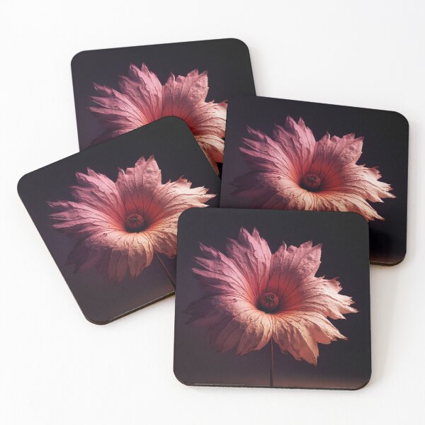 Item preview, Radiant Pink Red Flower | Dramatic Botanical Art designed and sold by WitchyBotanicaArt.
