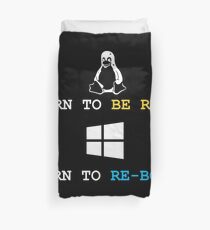 Linux VS Windows Duvet Cover