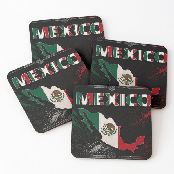 Item preview, Mexico Pride Map Heritage I Love Mexico designed and sold by Fei Long Design Hub.