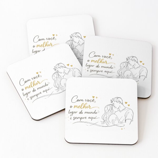 Item preview, Com você, o melhor lugar do mundo é sempre aqui | With you, the best place in the world is always here designed and sold by MotivArtes.