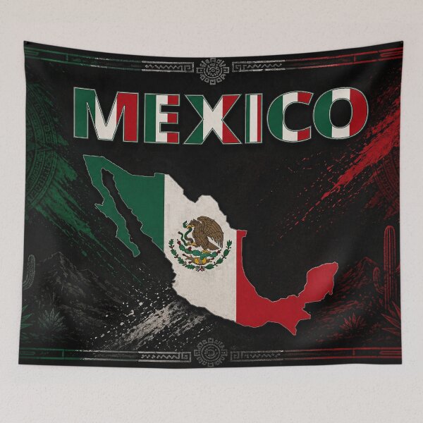 Item preview, Mexico Pride Map Heritage I Love Mexico designed and sold by Fei Long Design Hub.