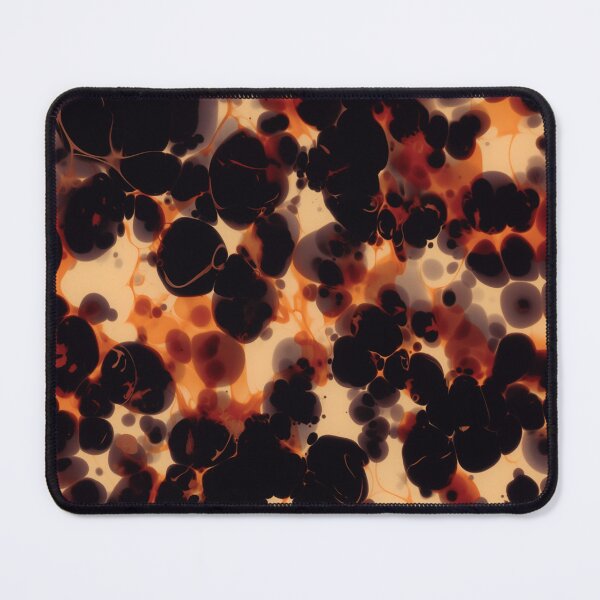 Item preview, Dark Tortoiseshell Pattern Amber Black Abstract designed and sold by trajeado14.