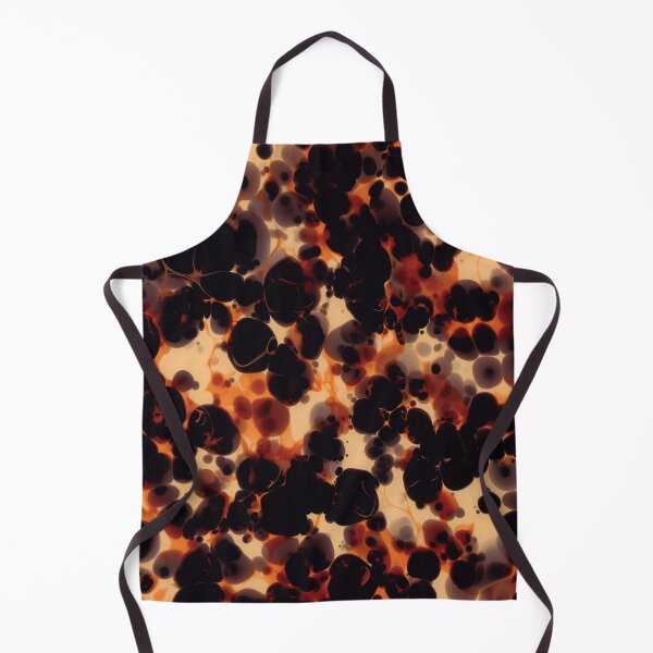 Item preview, Dark Tortoiseshell Pattern Amber Black Abstract designed and sold by trajeado14.