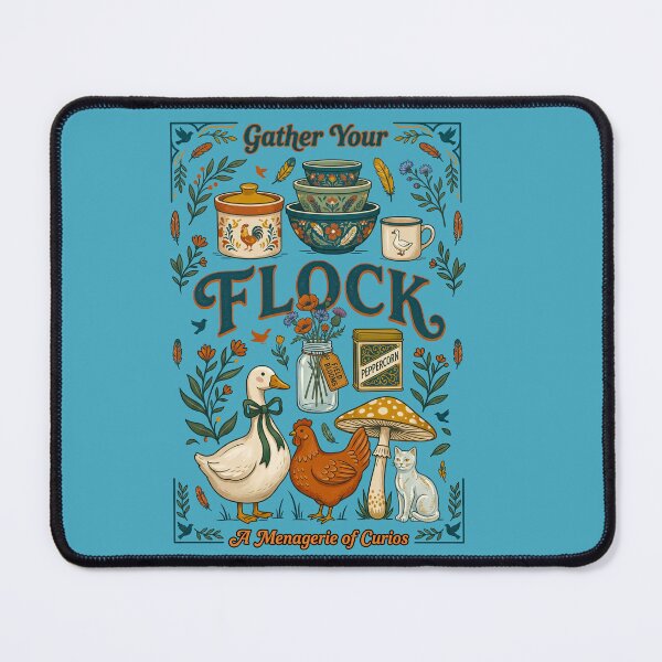 Item preview, Country Kitchen Birds and Pottery Gather Your Flock designed and sold by TeeARTHY.