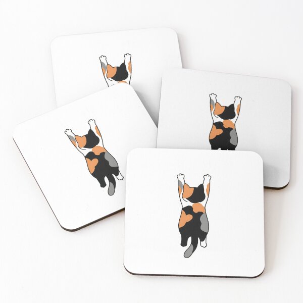 Item preview, Hang In There! Dramatic Calico Cat designed and sold by PeaceHappyLove.