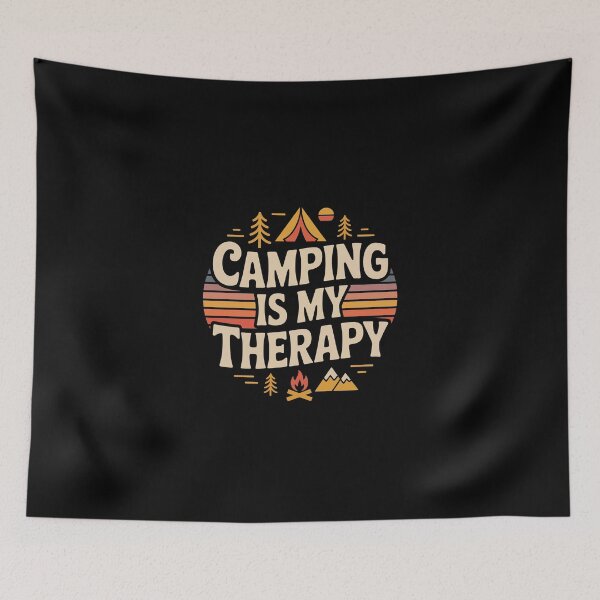 Item preview, Camping Is My Therapy designed and sold by jkrphoto.
