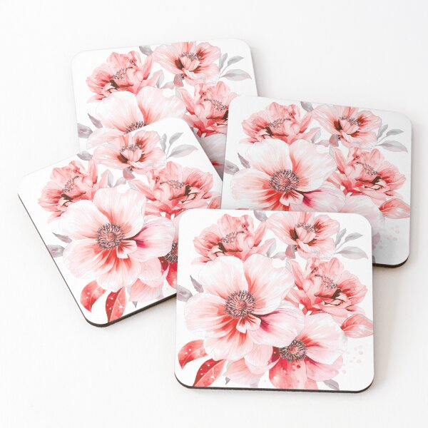 Item preview, RED Anemone Floral Bloom designed and sold by BELLZINHO - ARTES.