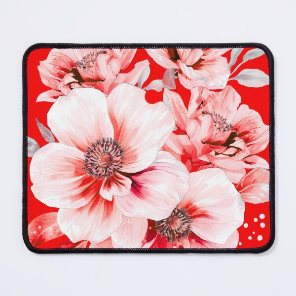 Item preview, RED Anemone Floral Bloom designed and sold by BELLZINHO - ARTES.