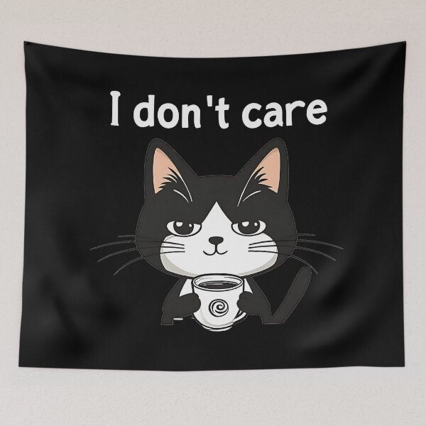 Item preview, Indifferent Tuxedo Cat With Coffee designed and sold by UrbanPrts.