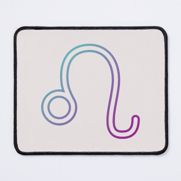 Item preview, Leo Zodiac Symbol Art Print — Aesthetic Gradient Leo Glyph for Astrology Lovers designed and sold by Artsy Corner.
