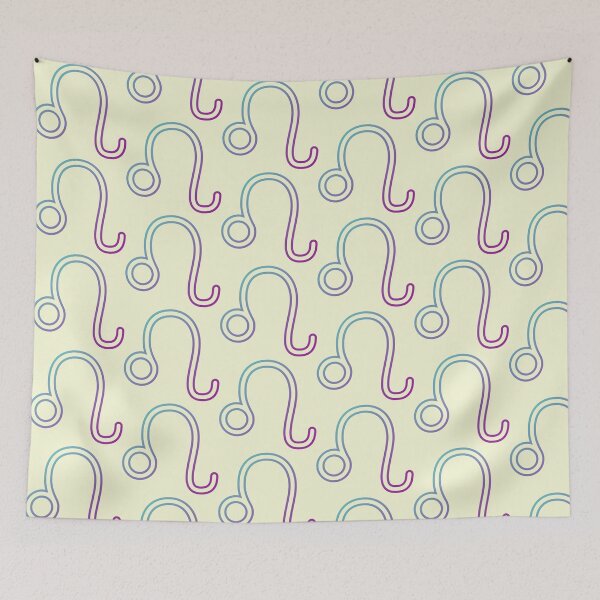 Item preview, Leo Zodiac Symbol Art Print — Aesthetic Gradient Leo Glyph for Astrology Lovers designed and sold by Artsy Corner.