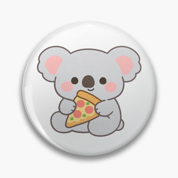 Item preview, Kawaii Koala Eating a Slice of Pizza designed and sold by Owcomm.