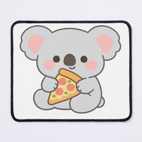 Item preview, Kawaii Koala Eating a Slice of Pizza designed and sold by Owcomm.