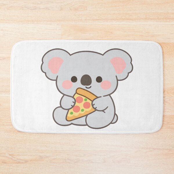 Item preview, Kawaii Koala Eating a Slice of Pizza designed and sold by Owcomm.