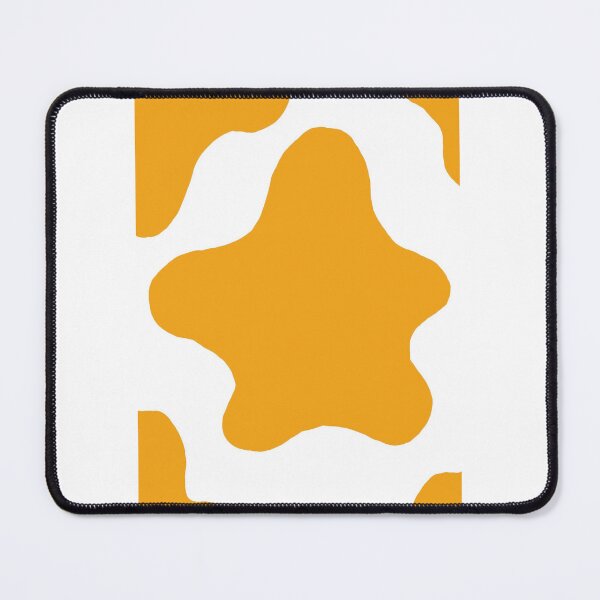 Item preview, Cute Minimalist Cow Pattern (Yellow Orange) designed and sold by Designs by Sara Felton.