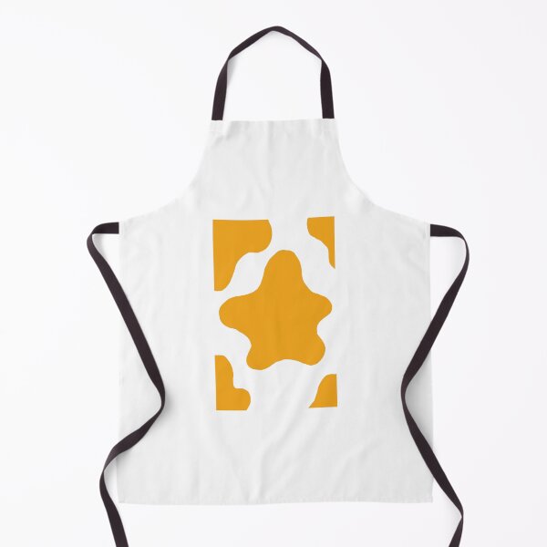 Item preview, Cute Minimalist Cow Pattern (Yellow Orange) designed and sold by Designs by Sara Felton.