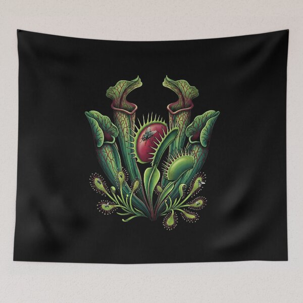 Item preview, Botanical Nightmare: Savage Carnivorous Plants Tattoo Art designed and sold by PiotrT.