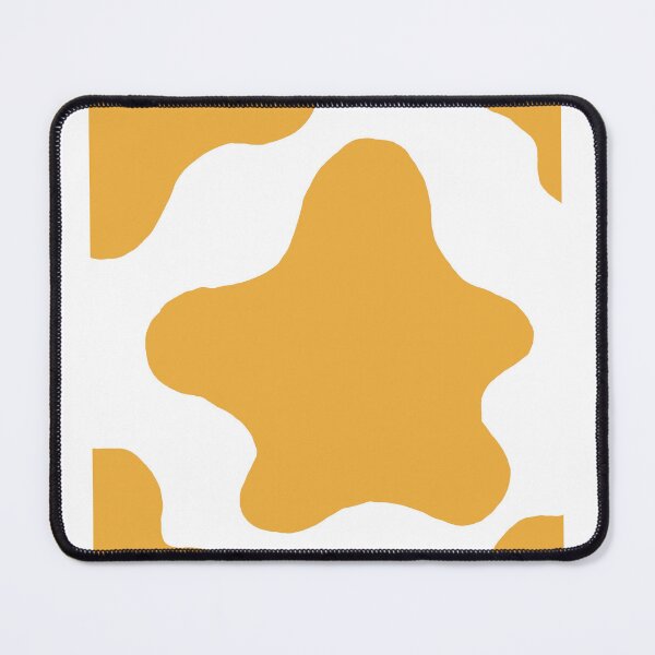 Item preview, Cute Minimalist Cow Pattern (Yellow Orange) designed and sold by Designs by Sara Felton.