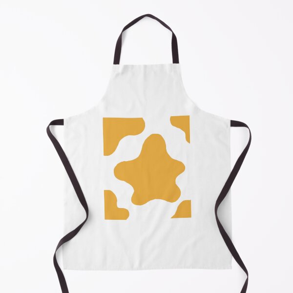 Item preview, Cute Minimalist Cow Pattern (Yellow Orange) designed and sold by Designs by Sara Felton.