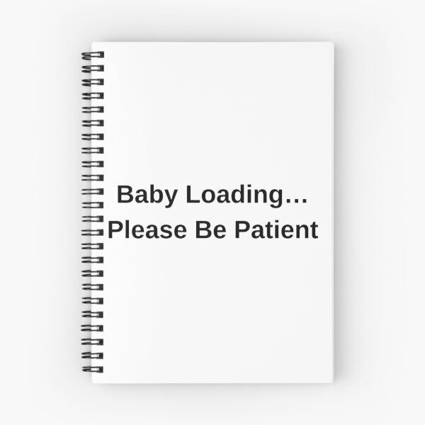 Item preview, Baby Loading Please Be Patient – Funny Pregnancy Announcement Design designed and sold by Byarasstudio.