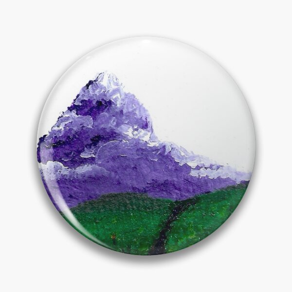 Item preview, Abstract art of Purple mountain majesties designed and sold by EmberAndPaint.