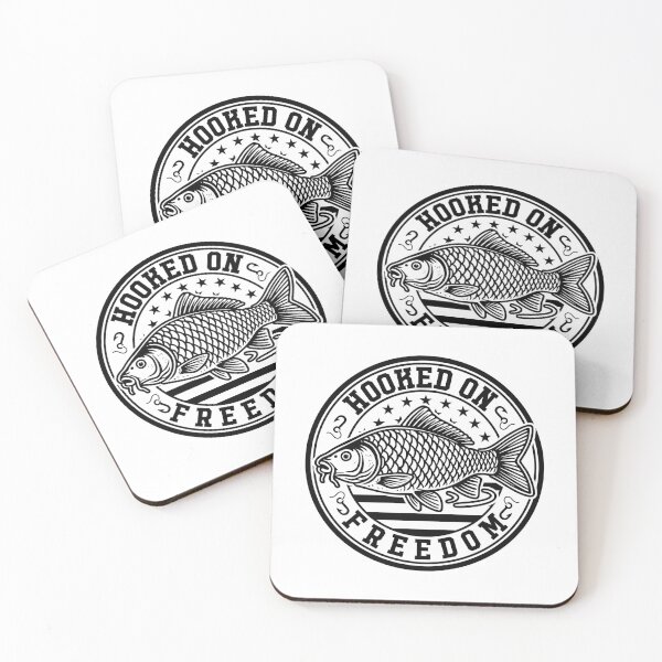 Item preview, Hooked On Freedom Patriotic Fishing USA Flag designed and sold by gunaone-design.
