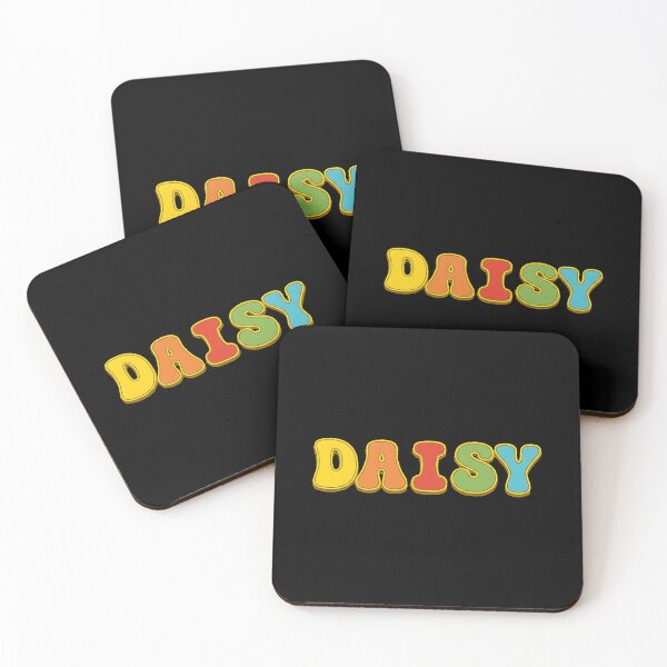 Item preview, ❤️ Daisy Personalized Name Wavy Retro Shirt, Coffee Mug, Sticker Gift designed and sold by HelixPedia.