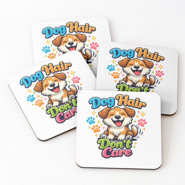Item preview, Dog Hair Don’t Care Cute Smiling Puppy Funny Dog Lover Shirt designed and sold by Amitabr14.