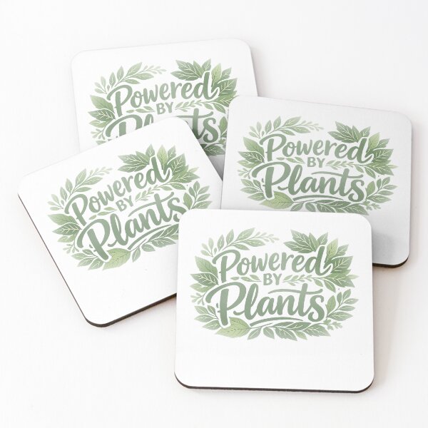 Item preview, POWERED BY PLANTS TEE SHIRT ai generated created by frasues designed and sold by frasues.