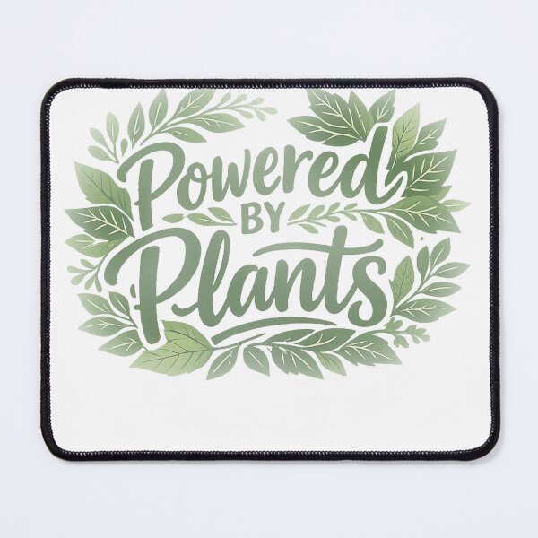 Item preview, POWERED BY PLANTS TEE SHIRT ai generated created by frasues designed and sold by frasues.