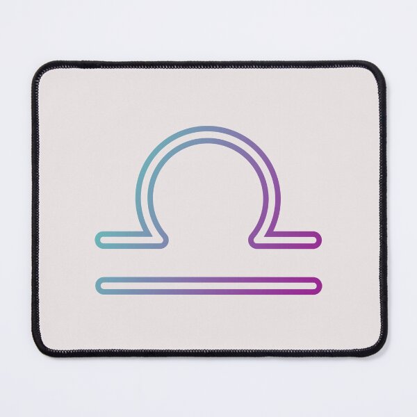 Item preview, Libra Zodiac Symbol Art Print — Aesthetic Gradient Libra Glyph for Astrology Lovers designed and sold by Artsy Corner.