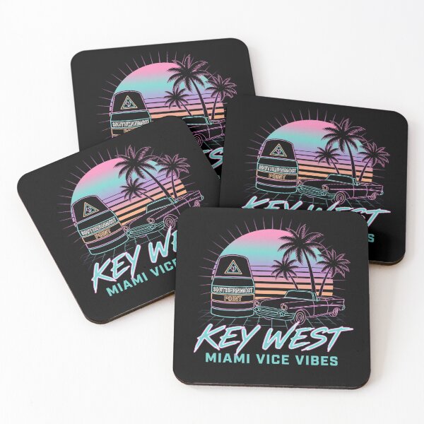 Item preview, Neon Key West Florida Vintage Florida Synthwave Travel Souvenir designed and sold by Milasneeze.